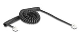 DeLOCK 90224 telefonkabel 3 m Sort