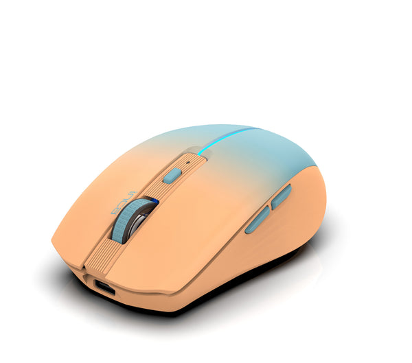 Inca IWM-511RT mus Kontor Højre hånd RF Wireless + Bluetooth + USB Type-C Optisk 1600 dpi