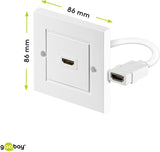 Goobay 51722 HDMI-kabel HDMI Type A (Standard) Hvid