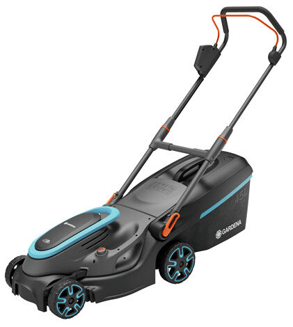 Gardena 14638-20 plæneklipper Skubbe plæneklipper Batteri Sort, Grøn