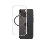 PanzerGlass CARE™ by ® Urban Combat Case Transparent m. Sort MagSafe iPhone 16 Pro