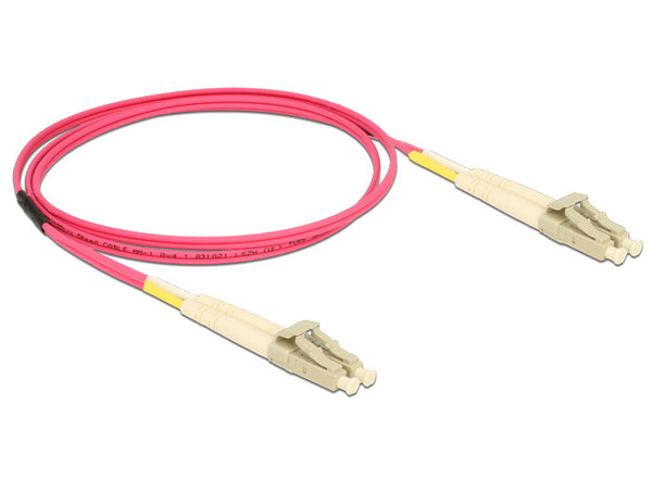 DeLOCK 84640 InfiniBand og fiberoptisk kabel 1 m LC Violet