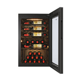 Haier Wine Bank 50 Serie 3 HWS49GAE Vin køleboks Fritstående Sort 49 flaske(r)