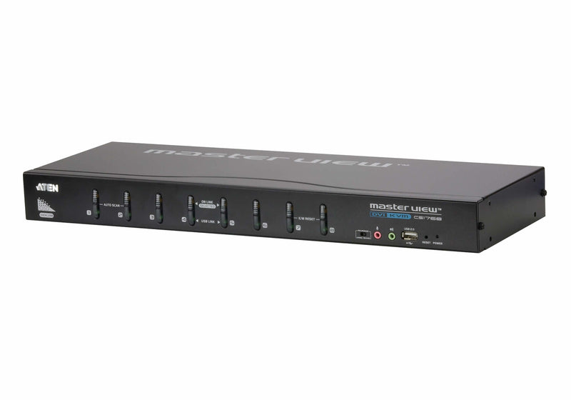 ATEN CS1768 KVM Switch Blå