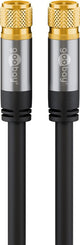 Goobay 70678 koaxial kabel 10 m F Sort