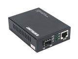 Intellinet 508193 netværksomformer til medie 10000 Mbit/s Sort