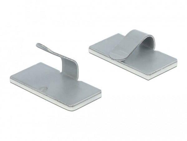 DeLOCK 60184 kabelholder Satin stål 10 stk