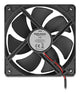 DeLOCK 67292 Computerkølesystem Computerkabinet Ventilator 12 cm Sort 1 stk