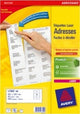 Avery L7163-40 adresse- og postetiket Hvid