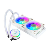 Cooler Master MasterLiquid PL240 Flux White Edition Computerkabinet Alt-i-en væskekøler 12 cm Hvid