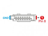 DeLOCK 89887 kabelsamler SATA Nikkel, Gul