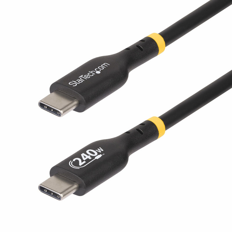 StarTech.com USB2EPR2M USB-kabel USB 2.0 2 m USB C 0,48 Gbit/sek. 240 W Sort
