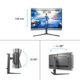Philips Evnia 5000 32M2C5500W/00 computerskærm 80 cm (31.5") 2560 x 1440 pixel Quad HD LCD Sort