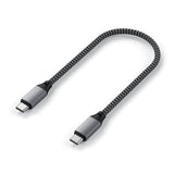 Satechi ST-TCC10M USB-kabel USB 3.2 Gen 2 (3.1 Gen 2) 0,25 m USB C 0,48 Gbit/sek. 100 W Grå