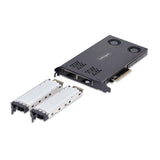 StarTech.com 2M2-REMOVABLE-PCIE drive bay panel Motherboard Sort