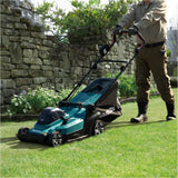 Makita LM004GZ plæneklipper Skubbe plæneklipper Batteri Sort, Blå