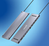 Manhattan 190305 dockingstation Ledningsført USB 3.2 Gen 1 (3.1 Gen 1) Type-C Sølv