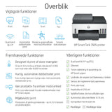 HP Smart Tank 7605 Trådløst All-in-One Farve Printer, Tosidet print; Kopimaskine, scanner