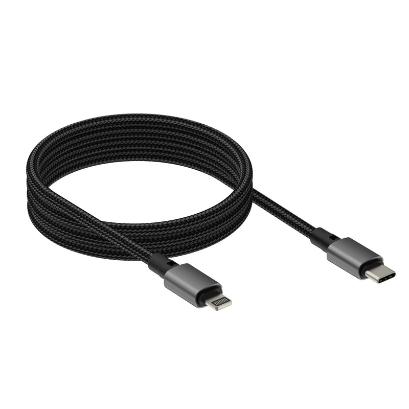 Vision TC 1MLTGMAG/BL Lightning kabel 1 m Sort