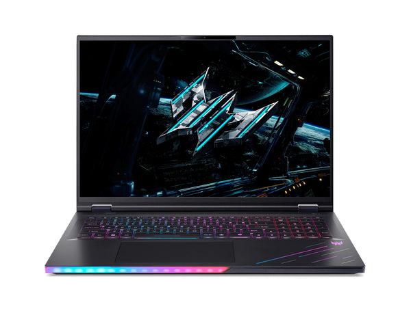 Acer Predator PH18-73-97FE Intel Core Ultra 9 275HX Laptop 45,7 cm (18") WQXGA 64 GB DDR5-SDRAM 1 TB SSD NVIDIA GeForce RTX 5080 Wi-Fi 7 (802.11be) Windows 11 Pro Sort