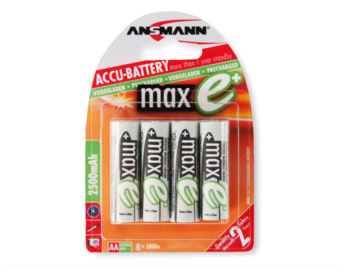 Ansmann 2500mAh AA maxE plus Nikkel-Metalhydrid (NiMH)