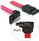 DeLOCK SATA Cable - 0.5m SATA-kabel 0,5 m Rød