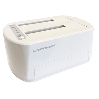LC-Power LC-DOCK-U3-VI drev dockingstation USB 3.2 Gen 1 (3.1 Gen 1) Type micro-B Hvid