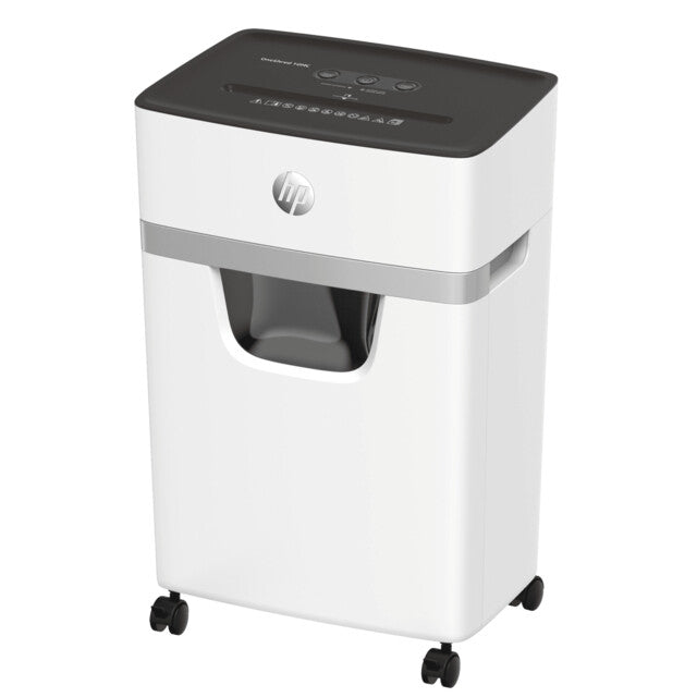 HP OneShred 10MC papirmakulator Mikromakulering 65 dB 22 cm Hvid