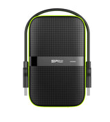 Silicon Power Armor A60 ekstern harddisk 4 TB 2.5" Micro-USB B 3.2 Gen 1 (3.1 Gen 1) Sort, Grøn