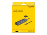 DeLOCK 63410 interface hub USB 3.2 Gen 1 (3.1 Gen 1) Type-C 5000 Mbit/s Blå