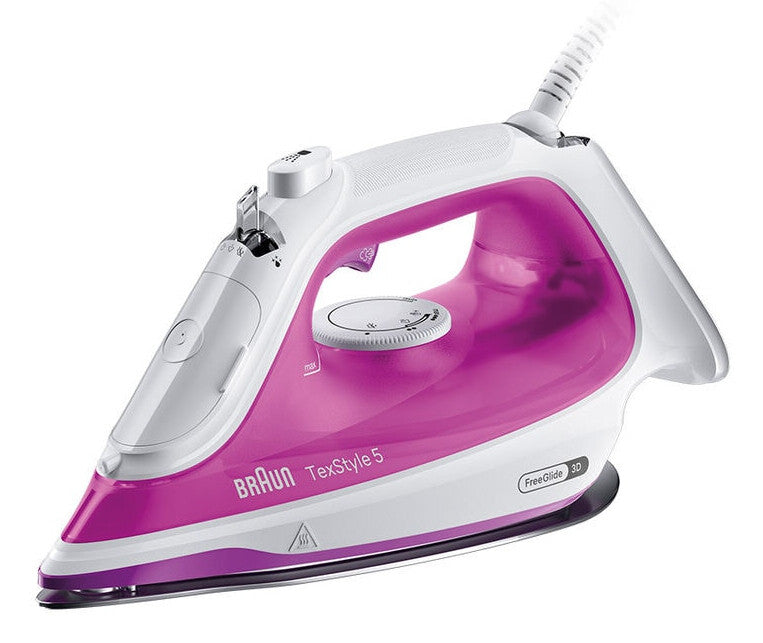 Braun TexStyle 5 SI 5225 Dampstrygejern 2500 W Lyserød, Hvid