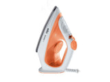 Braun TexStyle 1 SI 1009OR Dampstrygejern Ceran strygesål 1900 W Orange, Hvid