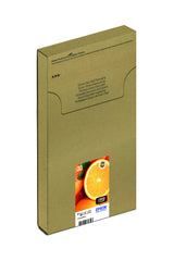 Epson Oranges C13T33374510 blækpatron 1 stk Original Standard udbytte Sort, Foto sort, Blå, Magenta, Gul