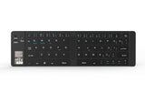 Inca IBK-579BT tastatur Hjem Bluetooth Metallic, Sølv