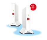 Mesh Set 4200 Dual-band (2,4 GHz / 5 GHz) Wi-Fi 6E (802.11ax) Rød, Hvid 2x2/4x4
