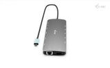 i-tec Metal C31NANOTRIPLEDOCKPD Ledningsført USB 3.2 Gen 1 (3.1 Gen 1) Type-C Grå