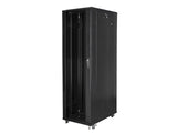 Lanberg FF01-8042-12B stativ 42U Fritstående reol Sort