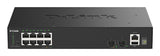 D-Link DGS-1530-10 Administreret L2 Gigabit Ethernet (10/100/1000) Sort