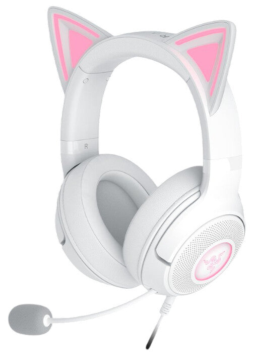 Razer Kraken Kitty V2 Headset Ledningsført Spil USB Type-A Hvid