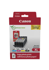 Canon 2052C006 blækpatron 4 stk Original Højt (XL) udbytte Sort, Blå, Magenta, Gul
