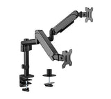 Gembird MA-DA2P-01 skærmbeslag og -stativer 81,3 cm (32") Skrivebord Sort