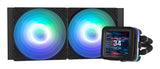 Zalman ALPHA2 DS A24 BLACK Computerkølesystem Processor Alt-i-en væskekøler 12 cm Sort 1 stk