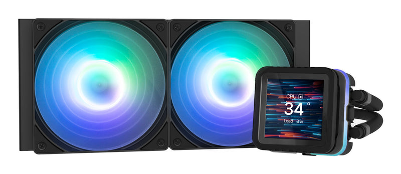 Zalman ALPHA2 DS A24 BLACK Computerkølesystem Processor Alt-i-en væskekøler 12 cm Sort 1 stk