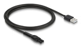 DeLOCK 90981 el-ledning Sort 1 m USB A 2-polet