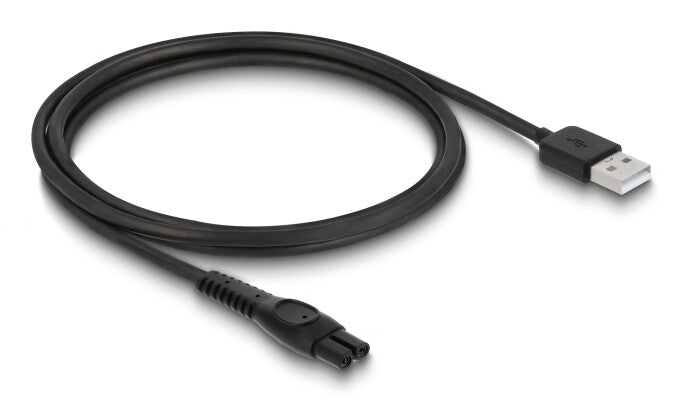 DeLOCK 90981 el-ledning Sort 1 m USB A 2-polet