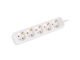 Lanberg PS0-05F-0150-W stikdåse 1,5 m 5 AC stikkontakt(er) Indendørs Hvid