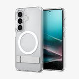 Spigen Ultra Hybrid S (Mag Fit) mobiltelefon etui 17 cm (6.7") Cover Transparent, Hvid
