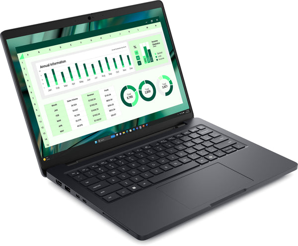 DELL Pro Max 14 MC14250 Intel Core Ultra 7 265H Mobil workstation 35,6 cm (14") Full HD+ 32 GB LPDDR5x-SDRAM 1 TB SSD NVIDIA RTX PRO 500 Blackwell Wi-Fi 7 (802.11be) Windows 11 Pro Tysk Sort