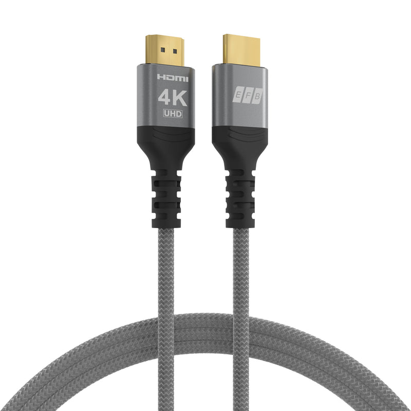 EFB Elektronik HDMI-20-00002 HDMI-kabel 1 m HDMI Type A (Standard) Grå