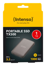 Intenso TX500 1 TB USB Type-C 3.2 Gen 2 (3.1 Gen 2) Brun